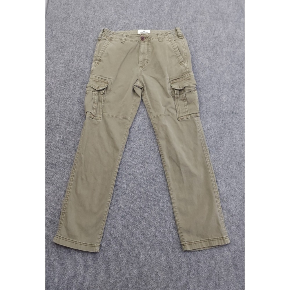 Hollister Cargo Pants Mens 30x29 Army Green‎ Olive Utility Outdoor Gorpcore Y2K